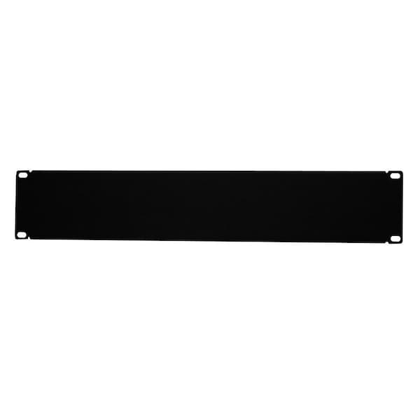 Quest Manufacturing Blank Filler Panel, 2U, 3.50in H x 19in , Black BP19-02 - main